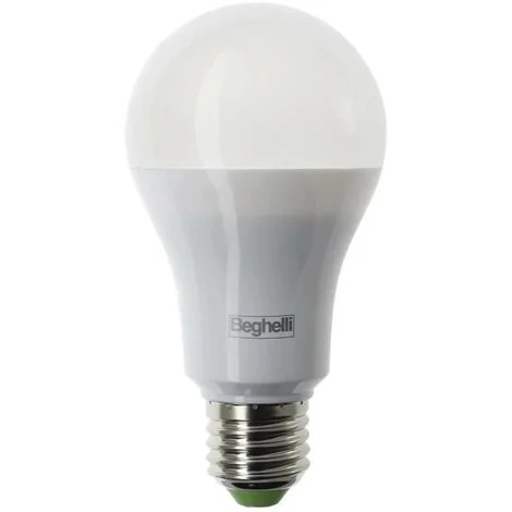 Lampadina saving led beghelli goccia, 12w attacco e27, 1200 lm, 4000k luce naturale, beg 56934