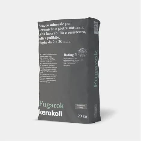 Fugarok colore kk 71 kg.20 stucco minerale per ceramiche e pietre naturali.