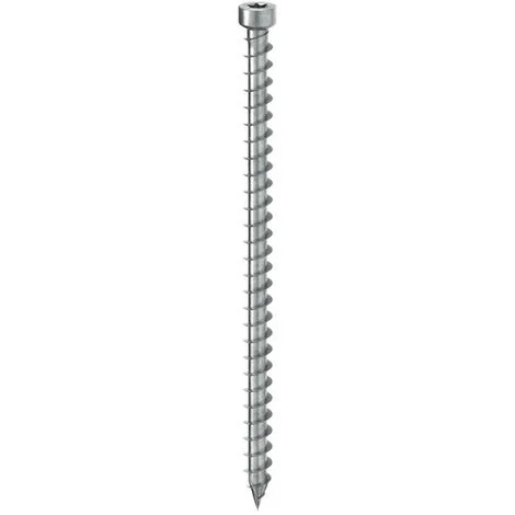 Vgz vite per legno connettore tutto filetto testa cilindrica 7x220 mm