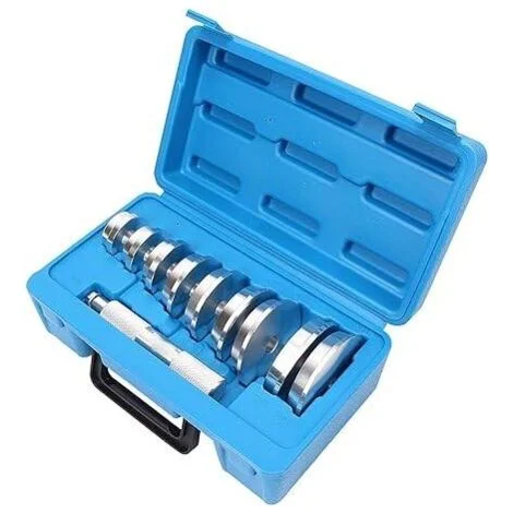 Estrattore per cuscinetti 10 pezzi Estrattore per cuscinetti per auto Pressa idraulica Attrezzi meccanici per auto per pressare e pressare cuscinetti 39,5-81mm Attrezzi meccanici