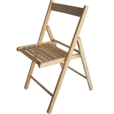 SEDIA LEGNO PIC NIC PIEGHEVOLE CM. 42X41X86H. Prezzo per 1 pezzo.