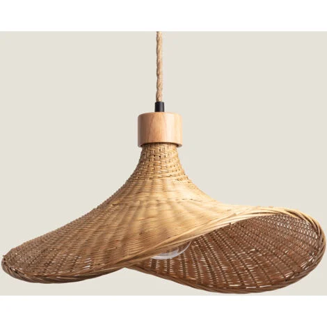 Lampada a Sospensione Bambù Kathu Sienet Naturale