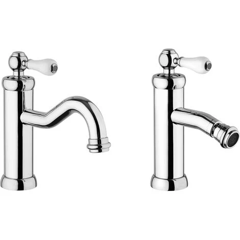 Set completo miscelatore lavabo e bidet Piralla Como KITCOMO1