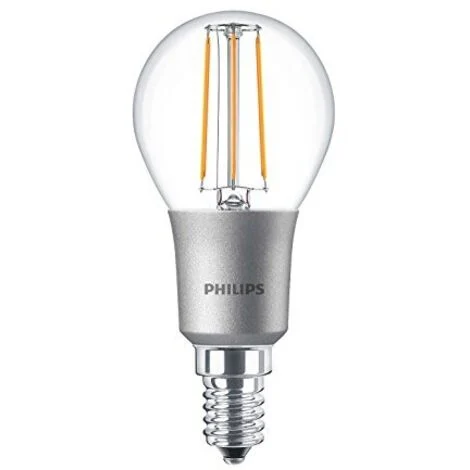 Lampadina Sfera filamento Led Philips 5W attacco E14 2700K PHILEDLUS40E14D