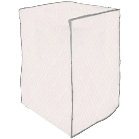 MAURY'S COPRILAVATRICE IN TESSUTO 60X60X80CM IN COLORE BIANCO