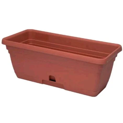 Cassetta + Riserva Maxi Melissa Ics Pp Terracotta Cm 65X25 H.Cm 21 - 1 Pz