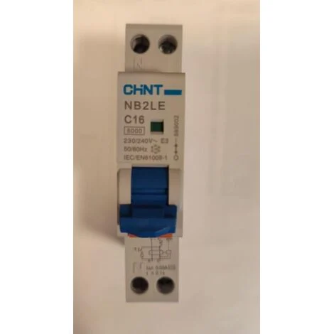 Interruttore mtd compact chint 1p+n c16 30ma 6ka ac-689002
