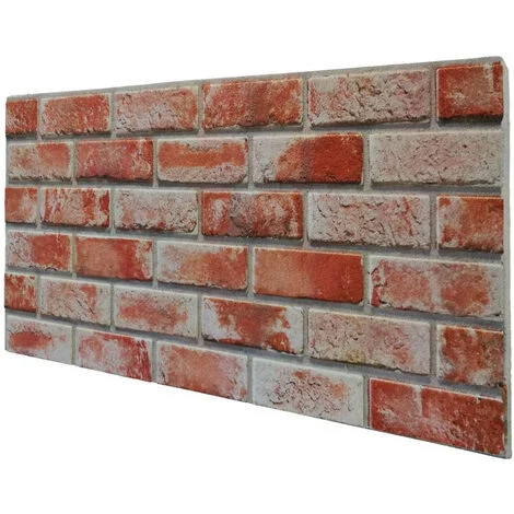 MATTONCINO ROSSO pannello finto mattone in EPS Resinato Misura 100x50 Cm spessore 2 cm