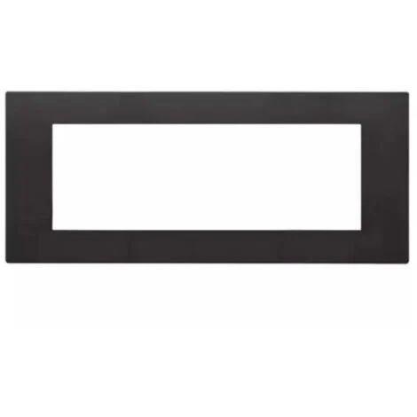 VIMAR 30657.02 - Placca 7M - Nero - Linea