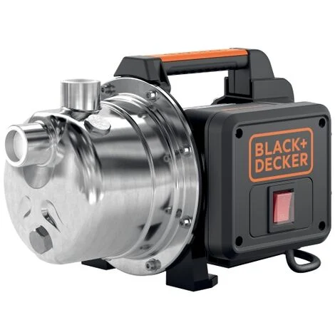 Black+Decker Pompa Autoadescante BXGP800XE per Acque Chiare (800 W, Portata max. 3.500 l/h, Prevalenza max. 38 m)