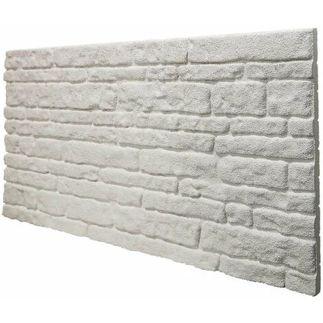 COLORADO WHITE - pannello finta pietra in EPS Resinato Misura 100x50 Cm Spessore 2 cm