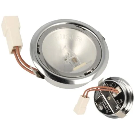 FARETTO ALOGENO LUCE CAPPA CROMATO 10WATT 12V ELICA TURBOAIR WHIRLPOOL SMEG BEST