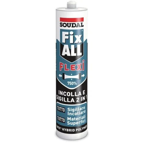 SIGILLANTE ADESIVO SOUDAL FIX ALL FLEXI 290ML BIANCO