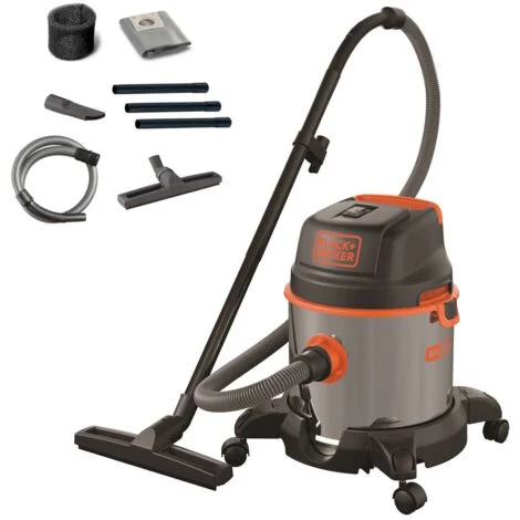 Black+Decker Aspiratore Solidi e Liquidi BXVC20XE (1400 W, 20 l)