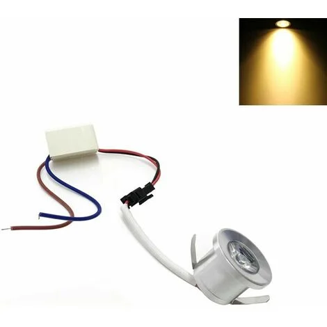 Faretto Led 1w A Incasso Silver Punto Luce Luce Calda