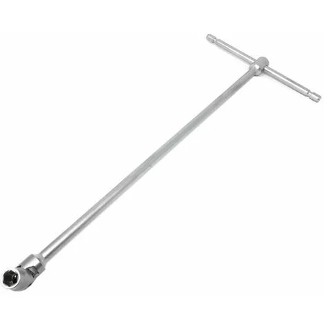 Chiave Bussola 10 Mm Doppio Snodo Testa Snodabile Maniglia A T Lunga 44 Cm