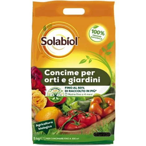 concime per orti e giardini "solabiol" 5 kg