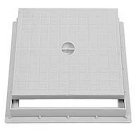 1PZ CHIUSINO CON TELAIO PER POZZETTO - cm.40x40
