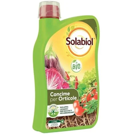 Concime liquido Solabiol Bio per orticole da 1lt Natural Booster
