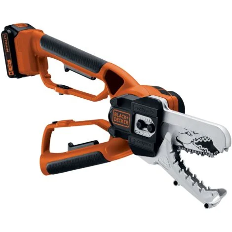 Potatore ALLIGATOR da 15 cm - senza fili con 1 batteria da 18V 2Ah - BLACK+DECKER GKC1000L-QW