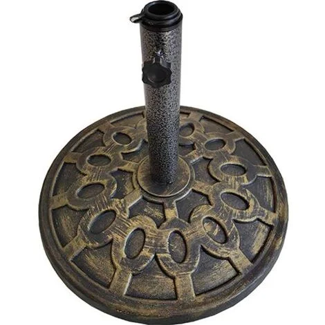 BASE OMBRELLONE SPIAGGIA RESINA Ø38MM PAPILLON