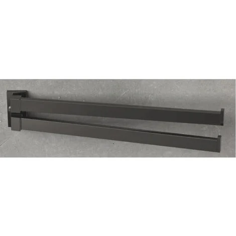 COLOMBO DESIGN Look b1612 porta salviette doppio a snodo 33,5 cm grafite codice prod: B16120GL