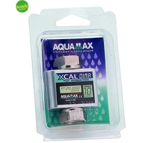 Filtro anticalcare magnetico modello xcal dima attcco 1/2"- portata 800 lt/h - 20000 gauss AQUAMAX