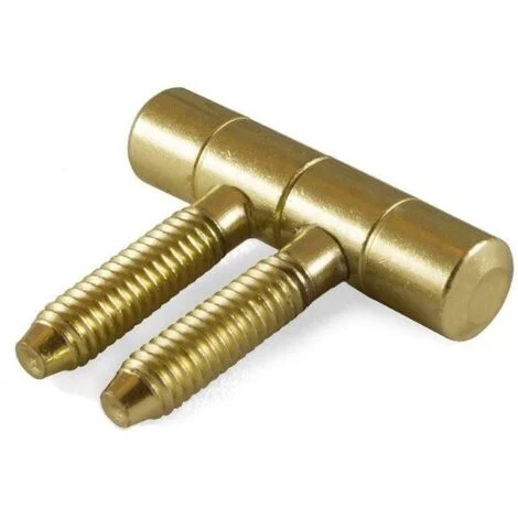 Cerniere per infissi Masidef anuba in ferro ottonato Ø 14 mm 2 pezzi