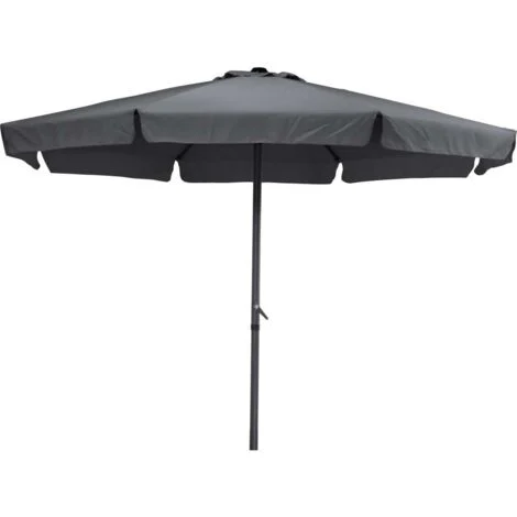 Domo Mea Ombrellone Elegante in Alluminio Antracite - 3 Metri