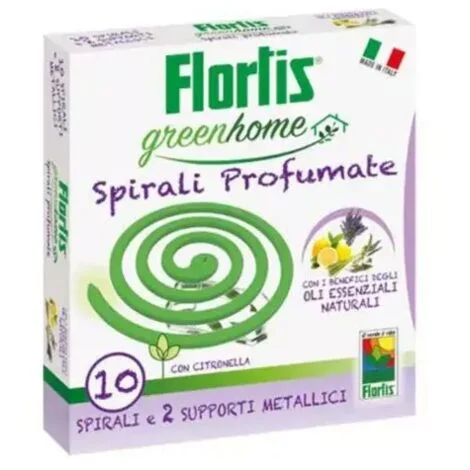 Spirali antizanzare profumate, 10 pz, grigio