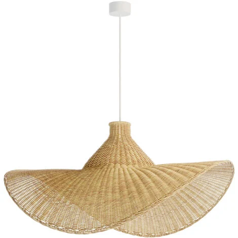 Lampada da Soffitto in Rattan - Stile Boho Bali - Sona Naturale