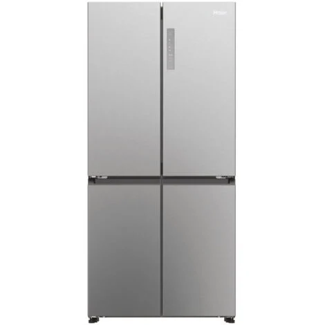 Haier Multidoor HCR3818ENMM ClasseE 467lt-Platino, Stainless steel. Capacità netta totale: 467 L, Classe climatica: T, Emissione acustica: 35 dB. Capacità netta frigorifero: 311 L, No Frost (frigor...