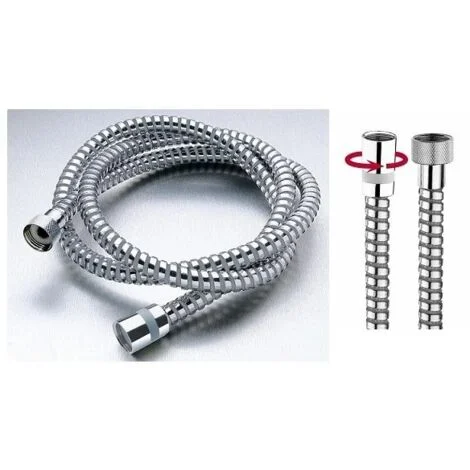 BOSSINI Laccio Doccia in Ottone Cromato 1,5 mt