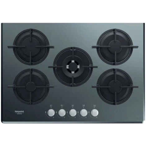 Hotpoint Ariston Piano cottura a gas HAGD 72S/MR. Colore del prodotto: Specchio, Posizionamento dell'apparecchio: Da incasso, Dimensione della larghezza del piano cottura: 73 cm. Tipo ... - HAGD72S/MR