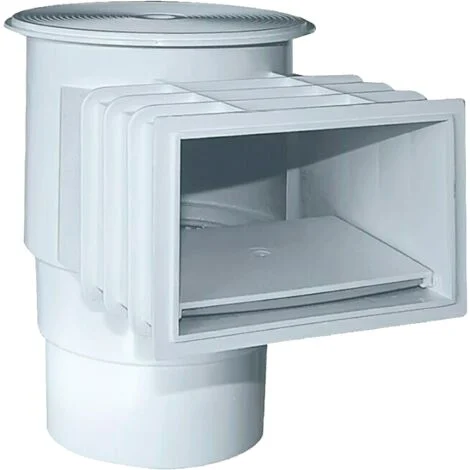 Bocca skimmer standard 200 mm. Coperchio tondo. QP