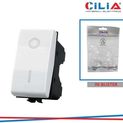 INTERRUTTORE BIPOLARE MATIX BIANCO CILIA