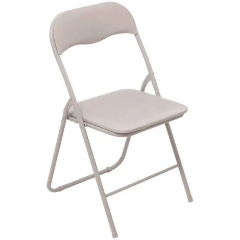 Sedia pieghevole in pvc beige - 5five