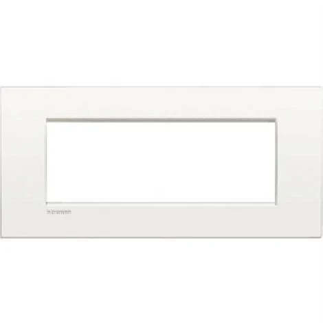 Bticino livinglight air placca 7 moduli colore bianco puro lnc4807bn
