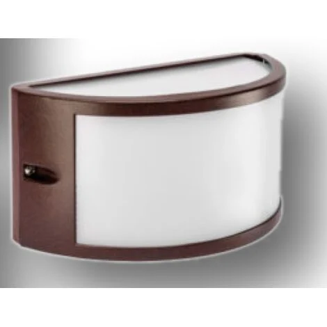 Applique led da parete mod. SEGOVIA1E27C colore corten