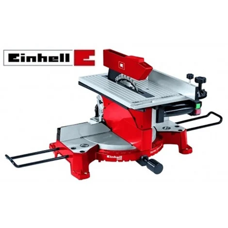 Troncatrice/Sega circolare per legno 1800W 250mm con piano superiore Einhell - TH-MS 2513 T