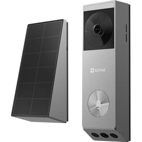 Ezviz, Campanello Intelligente con Due Telecamere EP3x Pro, KIT Campanello CH1, Batteria