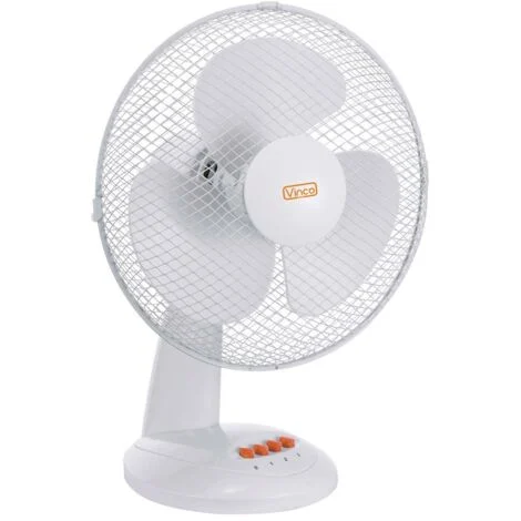 Vinco Ventilatore da Tavolo 5 Pale D.40cm 3 Velocita' 45W 70602E