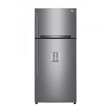 LG GTF744PZPED Frigorifero doppia porta, Classe E, 509L, Wi-Fi, Dispenser acqua, Inox