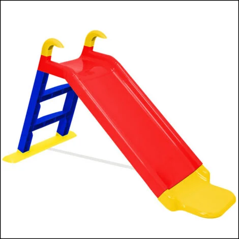 Scivolo per bambini starplast modello baby 2 cm.141x60x78h. per esterno rosso e blu arredo giardino