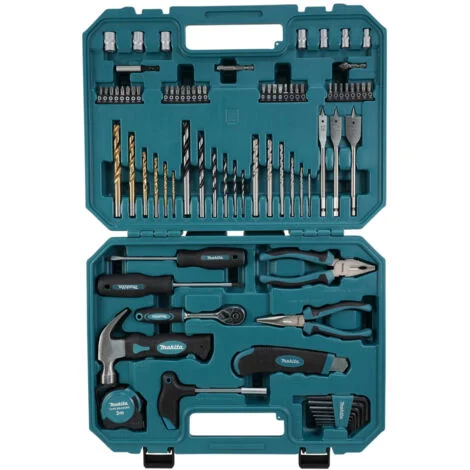 Cassetta portautensili rinforzata - 80 accessori - MAKITA - E-15104