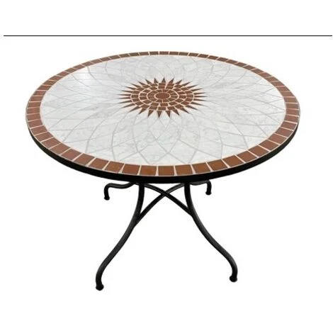 TAVOLO MOSAICO ROCK100XH75CM