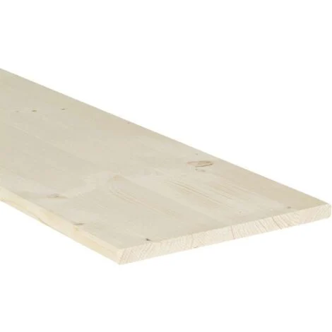 Pircher Pannello in Legno Lamellare di Abete Naturale 200x40 cm - Falegnameria