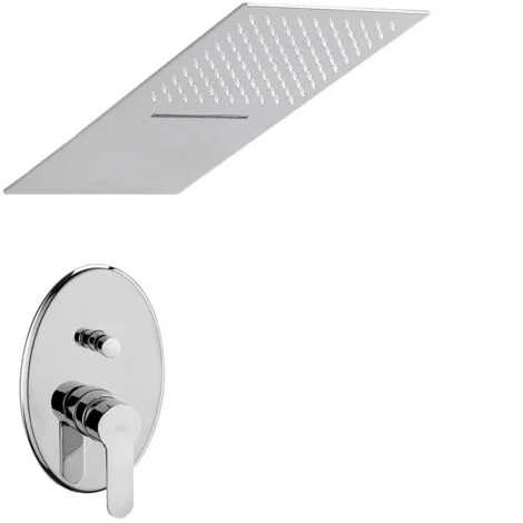 Set doccia con miscelatore Paffoni Blu e soffione 25x52 con cascata