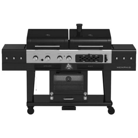 Barbecue a Gas e Carbone con Affumicatore Elettrico Pit Boss PBMEMU2 Memphis Ultimate - 11064