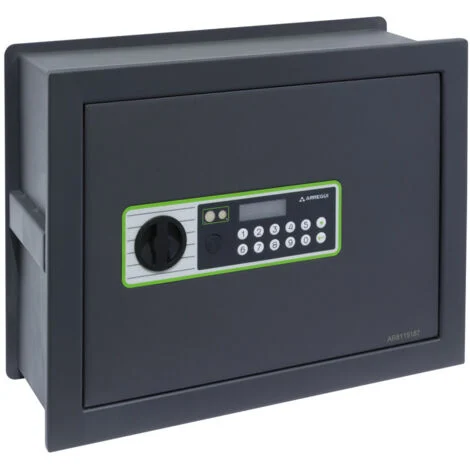 ARREGUI Supra 241150 Cassaforte a muro con serratura a chiaveCassaforte da incaso a parete con Fondo EstensibileAlto livello di sicurezzaFacile da installare32 x 42 x 15/25 cm
